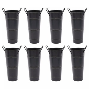 Maceta decorativa de metal personalizada Maceta de interior y exterior de alta calidad para el hogar y el restaurante - Product Image 2