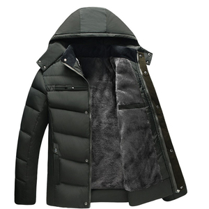 Offre Spéciale hommes à la mode hiver doudounes décontracté motif 3D vêtements d'extérieur bouffée impression chaud à capuche manteau fermeture éclair dans toutes les tailles - Product Image 2