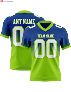 Authentic Fade Fashion Football Jersey Custom <b>Neon</b> <b>Green</b> White Black- Mesh Short Sleeve Breathable Solid Pattern Custom - Product Image 5