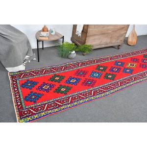 พรมตุรกีพื้นที่ขนาดใหญ่วินเทจผ้าวูลยาง280x1110ฟุต10มม. ดีไซน์แบบเย็บปะต่อทรงสี่เหลี่ยมผืนผ้าคลาสสิก - Product Image 1