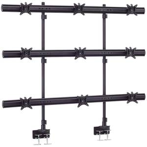9 <b>Monitor</b> <b>Arm</b> - Clamp Adjustable <b>Monitor</b> <b>Arm</b> Clamp Fix Base with Heavy-Duty Support 9 Screen Setup, Ergonomic <b>Desk</b> Mount - Product Image 1