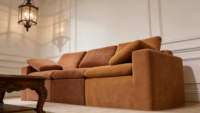 Sofá Modular Seccional Moderno y Cómodo, Extra Grande, Divisible, Comprimido, de Tres Plazas, Relleno de Esponja, Plegable, con Almacenamiento, en Forma de L