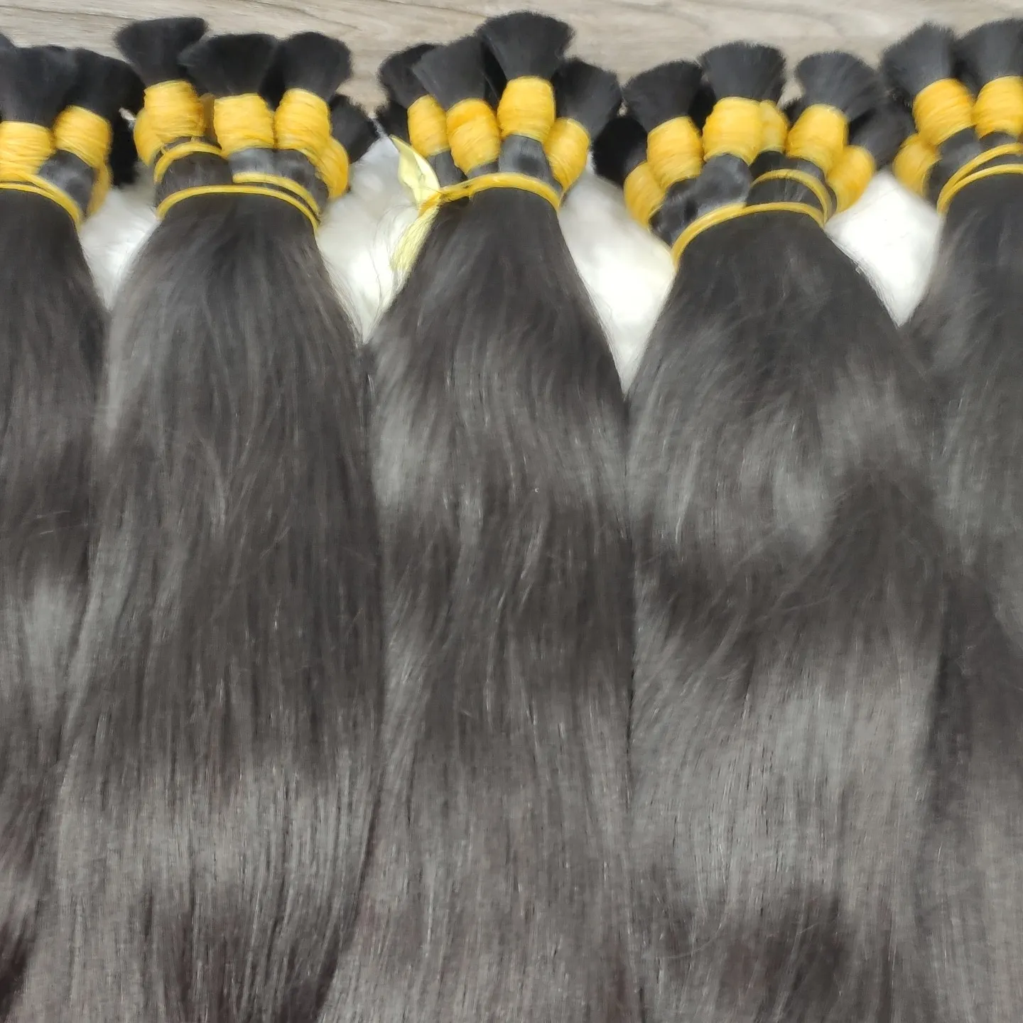 BEST SELLER Vietnamese Virgin Hair 1 donor for Bleaching Best Quality Natural Black Cuticle Aligned Tangle-free Double Drawn