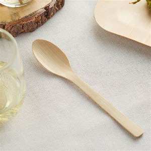 Factory Custom <b>Wooden</b> <b>Spoon</b> 16cm Disposable <b>Wooden</b> <b>Spoon</b> - Product Image 3