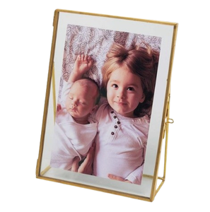 กรอบทองเหลืองสุดหรูทันสมัยสำหรับแขวนภาพโลหะเซลฟี่ตกแต่งโต๊ะตกแต่งรูปภาพอัลบั้มและอุปกรณ์เสริม - Product Image 2
