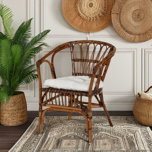 Merly Armchair <b>Modern</b> Rattan Modular Tufted Manual <b>Living</b> <b>Room</b> <b>Chair</b> Comfortable Unmatched Support for Relaxation for Mall Use - Product Image 6