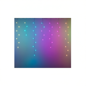 Rideau lumineux de Noël blanc LED RGB 125 lumières SMART IP44 72855 4+4m 30 jeux de lumières de Noël par lot - Product Image 2