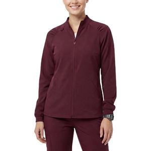 Chaquetas Médicas OEM al por Mayor, Chaqueta de Enfermería con Cierre Completo, Elegante para Spa y Salón, Ropa de Trabajo con Logotipo y Marca Propios - Product Image 1