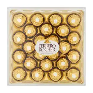 费雷罗罗彻精美榛子牛奶巧克力，24支，巧克力糖果礼品盒