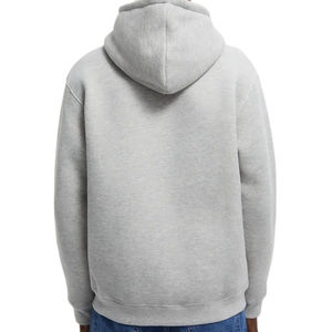 Sweat à capuche pour hommes, sweat-shirt à capuche en coton vierge de haute qualité avec fermeture éclair, surdimensionné, en éponge française - Product Image 2