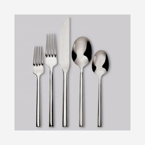 Couverts en métal rond royal Couverts en acier inoxydable plaqués argent pour événement de mariage - Product Image 1