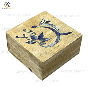 Handmade Luxury Mango <b>Wood</b> Crafts Eco-Friendly Decorative Boxes and <b>Wall</b> <b>Signs</b> for Home for Storage or Decoration - Product Image 1