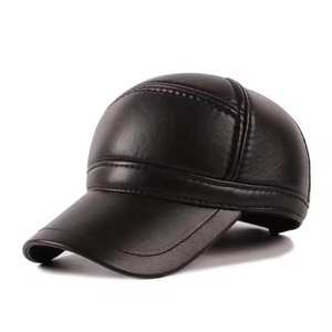 Fabricante de Pakistán Gorra de cuero hecha a medida para Unisex Gorra de cuero súper suave y cómoda Último diseño - Product Image 5