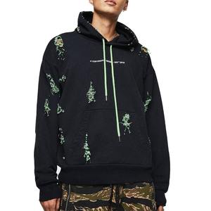 Haute Qualité Vintage Tie Dye DItressed Hoodie Coton Logo Personnalisé Streetwear Poids Lourd 100% coton Pull Hommes Hoodies - Product Image 1