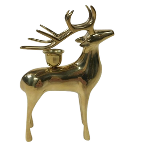 Christmas Indoor Decor Black Colored Handmade Deer Tabletop Items Home Decorative <b>Ornaments</b> Statue - Product Image 6