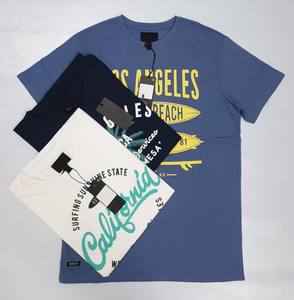 เสื้อยืดพิมพ์ลายลําลองผู้ชายคุณภาพระดับพรีเมียมคอกลมผ้าฝ้าย 100% เสื้อยืดฤดูร้อนป้ายแบรนด์ที่กําหนดเอง - Product Image 3