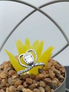 Fantaisie personnalisé 100% satisfaction garantie Solitaire grand 4 carats or 14k 18k fiançailles ovale VVS Moissanite fête de bague de mariage - Product Image 5