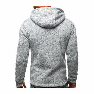 Sweat-shirts décontractés à fermeture éclair, surdimensionnés, respirants, écologiques, grandes tailles, pour les entraînements d'hiver, imprimés, en polaire polyester/coton - Product Image 3