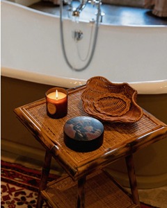 Bol en rotin en forme de coquille décor de présentation de repas naturel produits vietnamiens en gros écologiques - Product Image 3