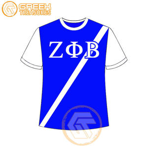 Venta al por mayor personalizada Zeta Phi Beta mujeres camiseta hermandad ropa algodón camisetas más finas mujeres fraternidad prendas - Product Image 2