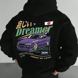 Sweat à capuche Ferrari Formula Racing, coton premium, streetwear, design motorsport, coupe ample, impression haute intensité, usage quotidien - Product Image 6