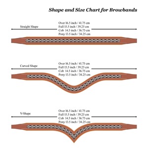 Browband cheval Logo personnalisé de haute qualité en 50 nuances accessoire élégant pour votre cheval de fantaisie prix compétitif - Product Image 6