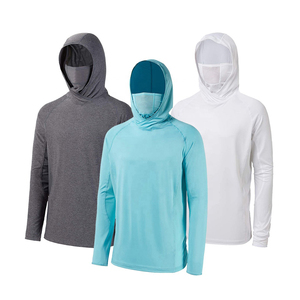 ชุดกีฬาโพลีเอสเตอร์แห้งเร็วระบายอากาศได้ดีสำหรับกลางแจ้งชุดตกปลาแขนยาวโลโก้ตามสั่ง - Product Image 5