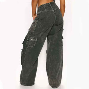 Pantalones Cargo Duraderos y Cómodos, Perfectos para Ropa Casual y Actividades de Aventura, Pantalones para Hombre y Mujer Lavados - Product Image 2