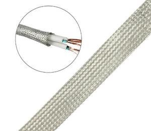 Manchon de blindage tressé en cuivre étamé DXQZ, léger, résistant à l'huile, à la corrosion chimique, certifié ROHS pour les télécommunications - Product Image 1
