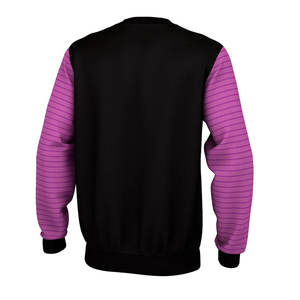 เสื้อสเวตเชิ้ตคอกลมแขนยาวสำหรับผู้ชาย, M-5XL แฟชั่นสีพื้นขนาดพิเศษ320กรัม - Product Image 4