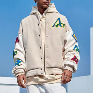 Vestes universitaires de baseball pour hommes avec logo personnalisé OEM pour l'hiver - Product Image 4