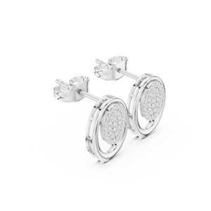 Venta caliente baguette Moissanite Stud Calidad superior Moissanite Diamond Stud Pendientes 925 Pendientes de plata esterlina - Product Image 3