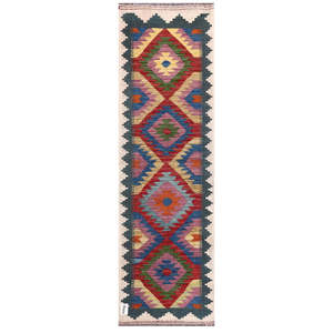 พรมอิมาโกะ ไมมาณา อัฟกานิสถาน คิลิม 200 x 61 ซม. พรมปูพื้นและชุดพรม - Product Image 1