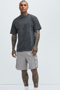 Shorts Cargo Décontractés pour Hommes, Style Urbain, en Toile Unie, Séchage Rapide, Idéals pour l'Entraînement, le Golf et les Activités de Plein Air Estivales - Product Image 2