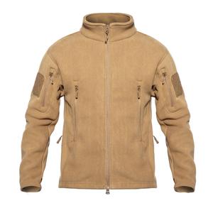 Chaqueta con capucha cálida personalizada Chaqueta de lana táctica para hombre Deporte al aire libre Senderismo Camping Abrigo con chaqueta con múltiples bolsillos para hombre - Product Image 5