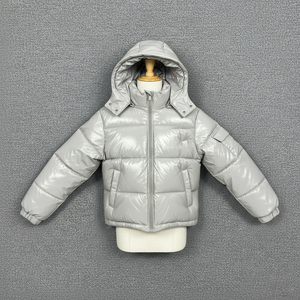 Chaqueta Acolchada Unisex de Alta Calidad con Logotipo Personalizado, la Mejor Chaqueta de Plumón de Ganso de Algodón y Poliéster para Invierno para Hombre - Product Image 5