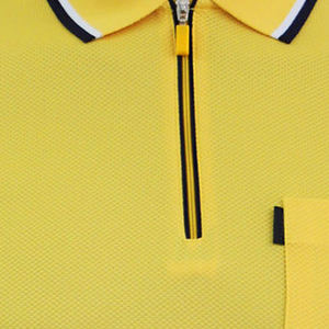 Cotton Spandex <b>Mixed</b> <b>Fabric</b> Men's High Quality Turtleneck Polo Shirt OEM Anti-Plus Size Embroidered Blank Polo - Product Image 4