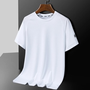 Camisetas para hombre Logotipo personalizado Diseño Camiseta para hombre 100% Algodón Peso pesado Calidad de lujo Rib en blanco Camiseta regular para hombre - Product Image 2