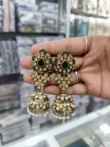 Parures de bijoux personnalisées, boucles d'oreilles avec mang tikka, bijoux fantaisie pour femmes, multicolores, bijoux indiens pour mariage, cadeaux de fête - Product Image 2