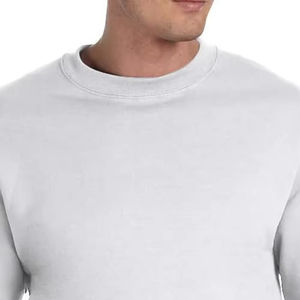 100% coton respirant surdimensionné Streetwear sweat hommes col rond goutte épaule plaine principal sweats à capuche sweat à capuche - Product Image 5