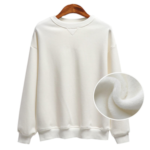 Sweat-shirts à capuche pour femmes, personnalisés, en molleton bouclette, à épaules tombantes, col montant, coupe oversize, écologiques, pour l'hiver - Product Image 1