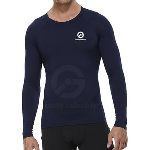 Diseña Tu Propia Camiseta de Protección Solar Transpirable de Secado Rápido para Hombre con Manga Larga, Estilo Liso de Alta Calidad - Product Image 2