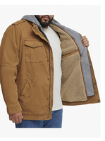 Nouvelle veste surdimensionnée pour homme, logo personnalisé, fabrication directe du Bangladesh, vente en gros, taille plus, rembourrage épais, chaude pour l'hiver
