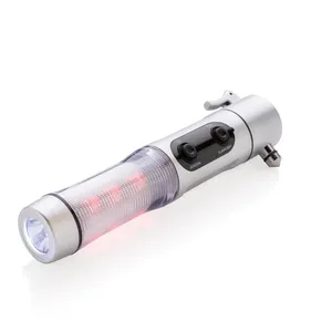 Équipement de sécurité et de survie personnalisé, lampe de poche d'urgence avec marteau, gadgets pour situations d'urgence - Product Image 1