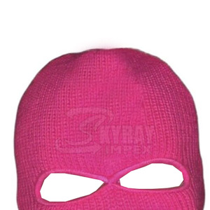 100% poliéster liso pasamontañas sombrero cómodo cubierta de cara completa OEM logotipo personalizado invierno esquí cara cubierta - Product Image 3