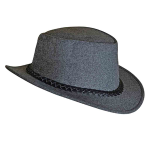Chapeaux et casquettes bavarois personnalisés en tissu de laine 100% qualité supérieure Chapeaux Stetson élégants de cow-boy imprimés de logo pour une utilisation en extérieur - Product Image 4