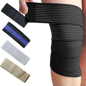 Top High Quality Premium Design Unisex Weight Lifting <b>Knee</b> Wraps New Best Selling Rubber <b>Knee</b> <b>Supports</b> - Product Image 4