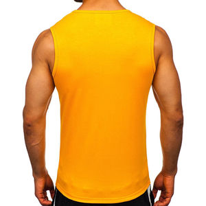 Camisetas de Gimnasio Personalizadas para Hombre, Ropa Personalizada, Camisetas Deportivas de Moda para Hombre, Camisetas Amarillas sin Mangas Personalizadas para Veterinarios - Product Image 3