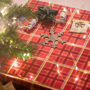 Pre-Lit <b>Christmas</b> Tree Ornaments in Aluminium with Mirror Polished Silver Finished Perfect for Festive Party Decorations - Product Image 2