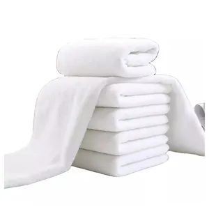 100% 년 Microfiber 백색 호화스러운 호텔 기술은 성인을 위한 주문을 받아서 만들어진 로고 호텔 수건을 가진 크기 100% 년 면 호텔 수건을 주문을 받아서 만들었습니다